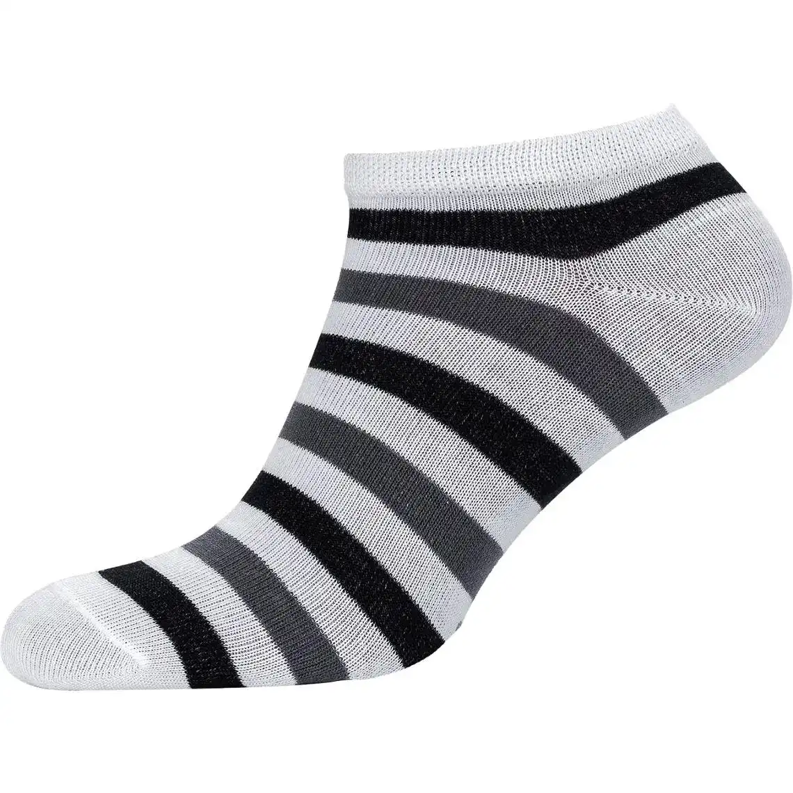 Шкарпетки Siela RT1312-079 р.36-39 жіночі короткі смужки/горошки білі