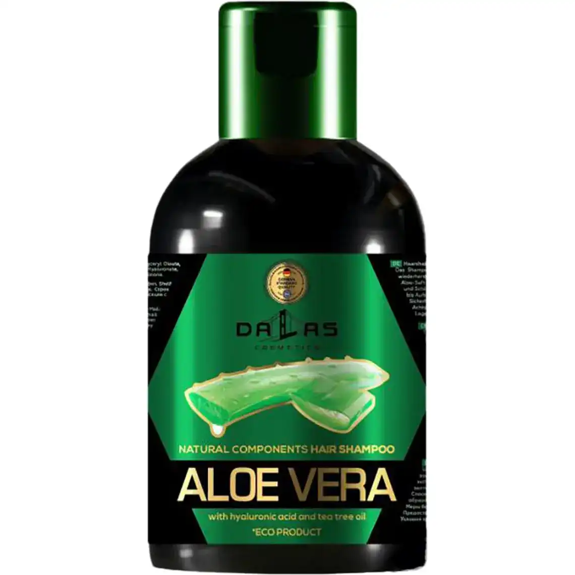 Шампунь Dalas Aloe Vera з гіалуроновою кислотою та натуральним соком алое 1 л