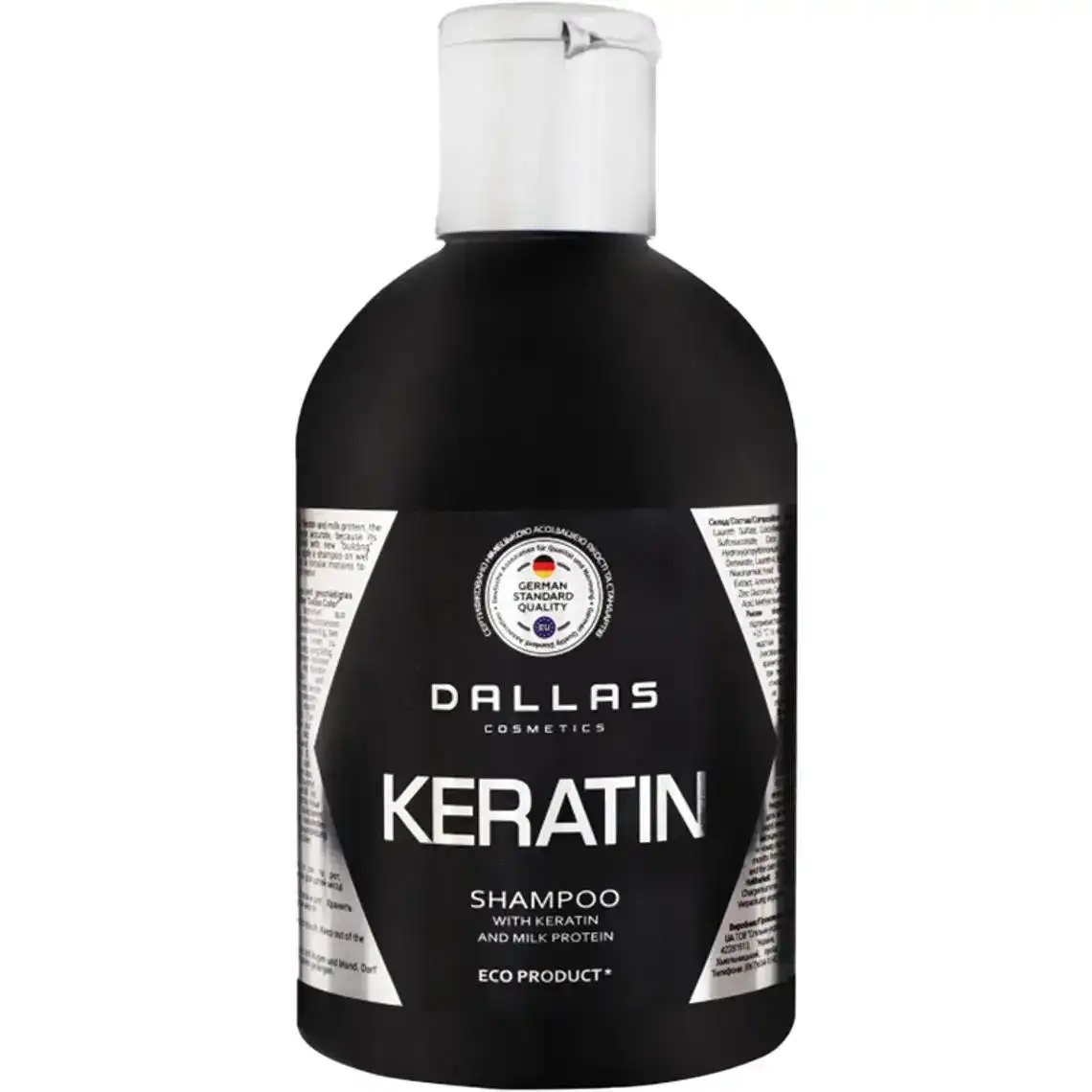 Шампунь Dalas Keratin з кератином і молочним протеїном 1 л