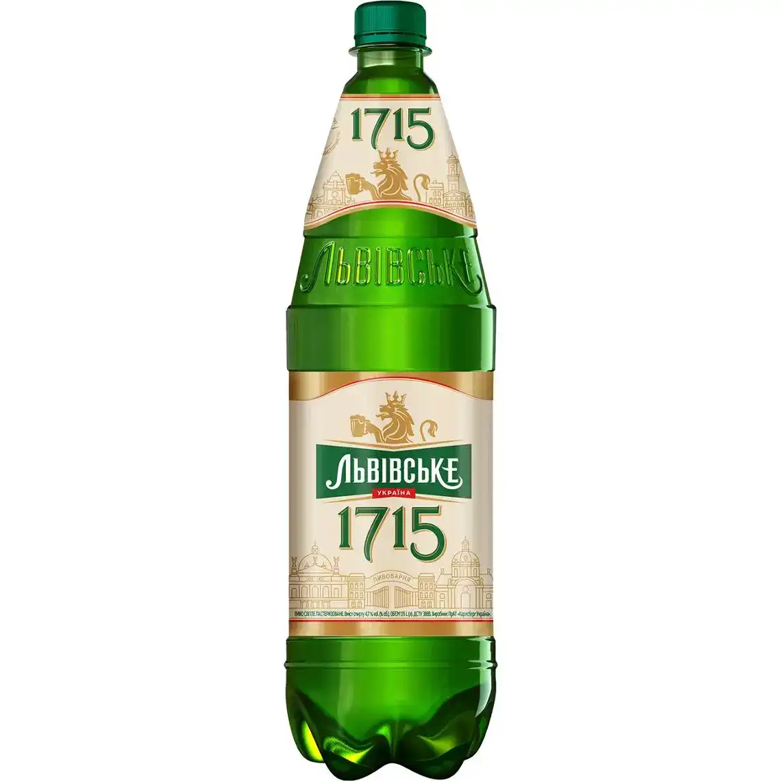 Пиво Львівське 1715 4,5% 1,12 л