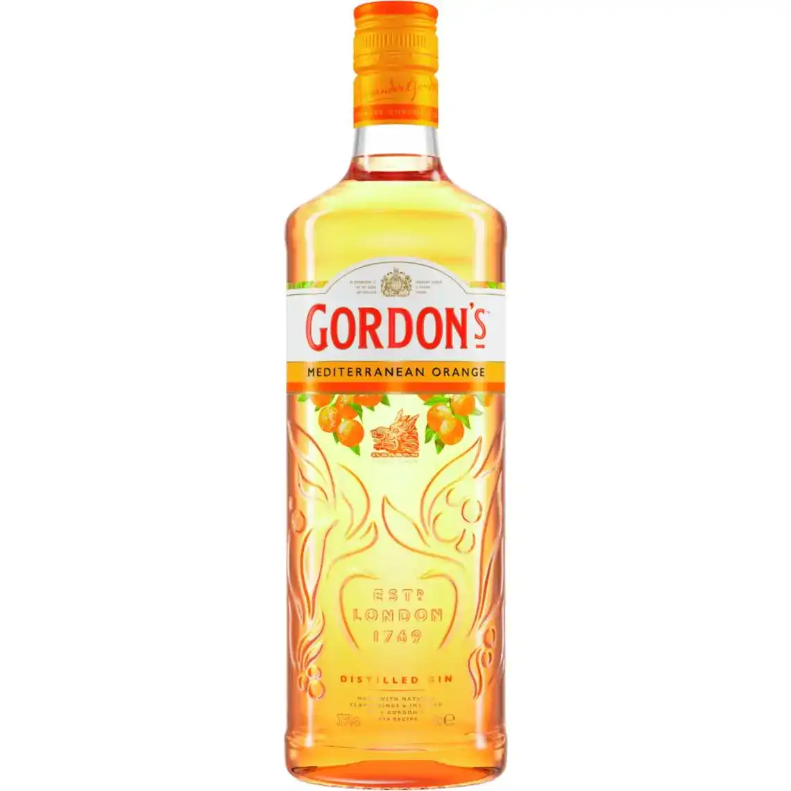 Напій на основі джину Gordon's Mediterranean Orange 37,5% 700 мл
