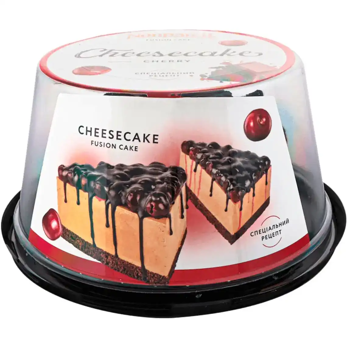 Фото 1 - Торт Nonpareil Cheesecake шоколадний з вишнею 500 г