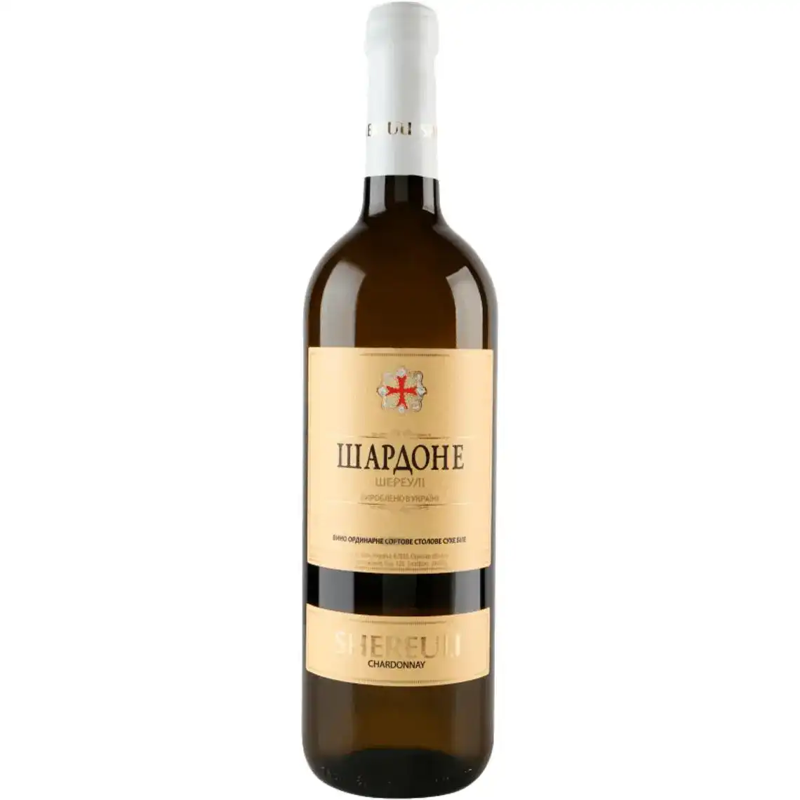 Вино SHEREULI Шардоне біле сухе 0.75 л