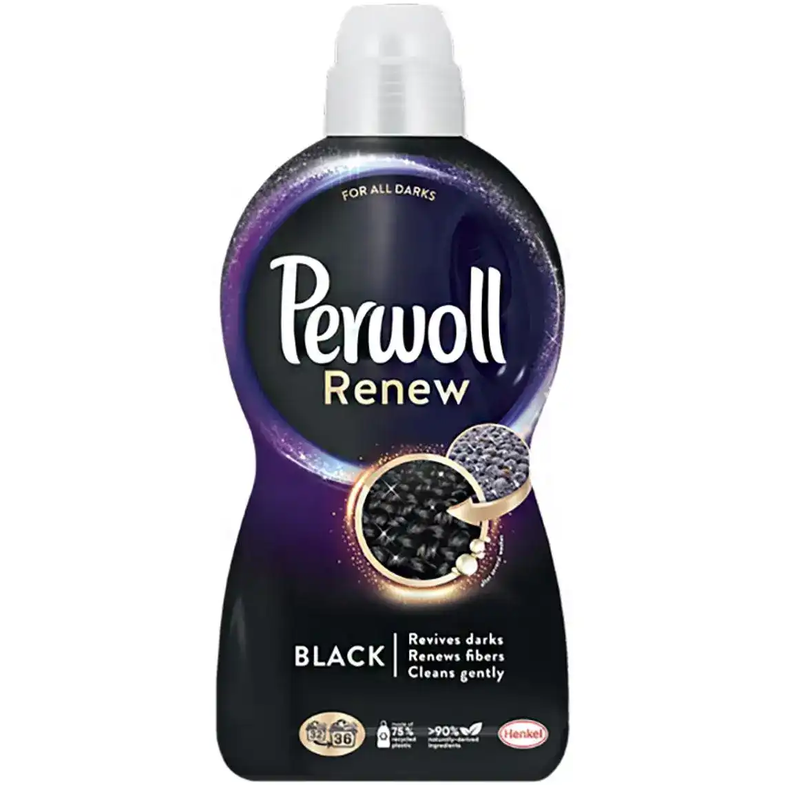 Фото 1 - Рідкий засіб для прання Perwoll Renew Black для темних та чорних речей 1980 мл