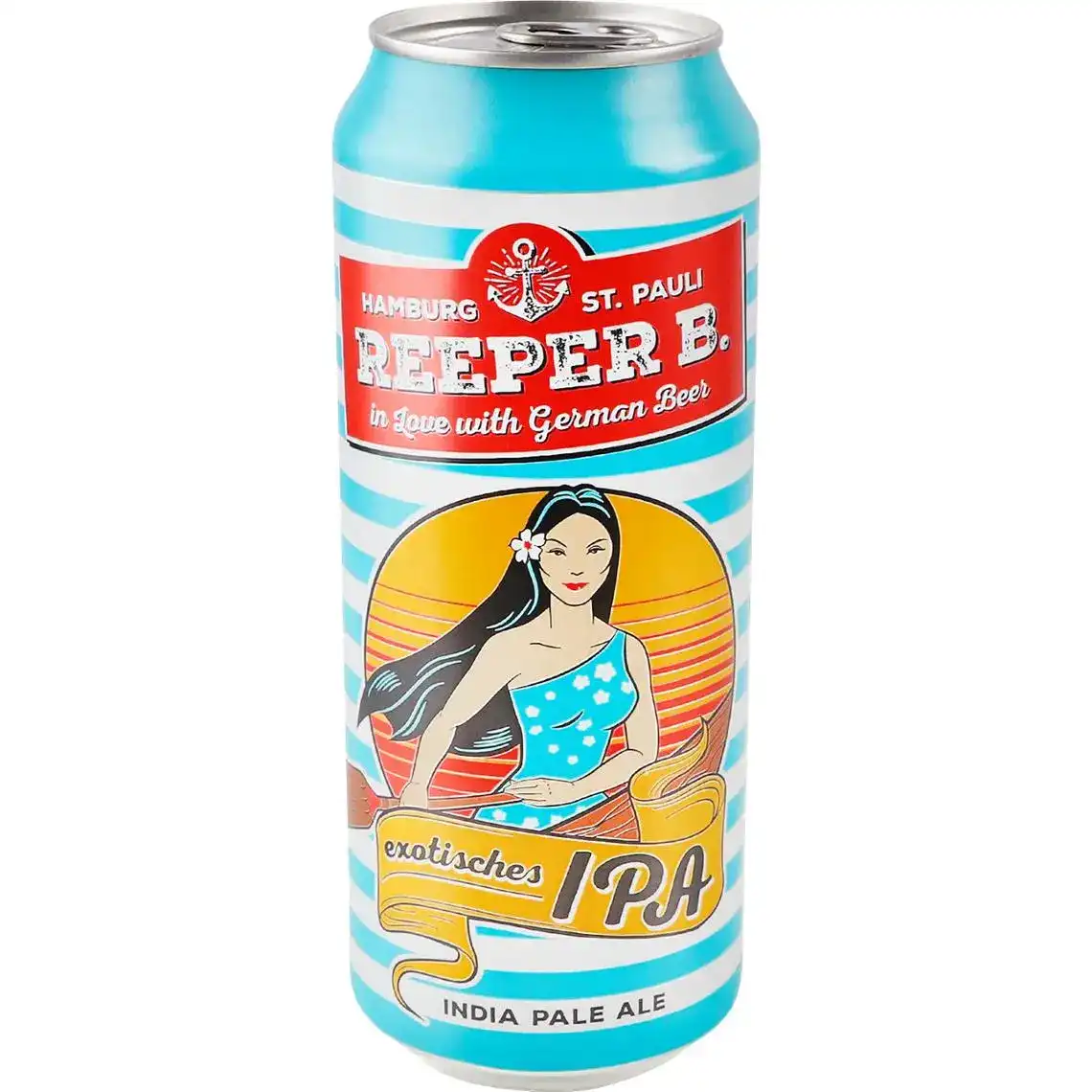 Фото 1 - Пиво Reeper B Exotisches IPA світле пастеризоване 5% 0.5 л