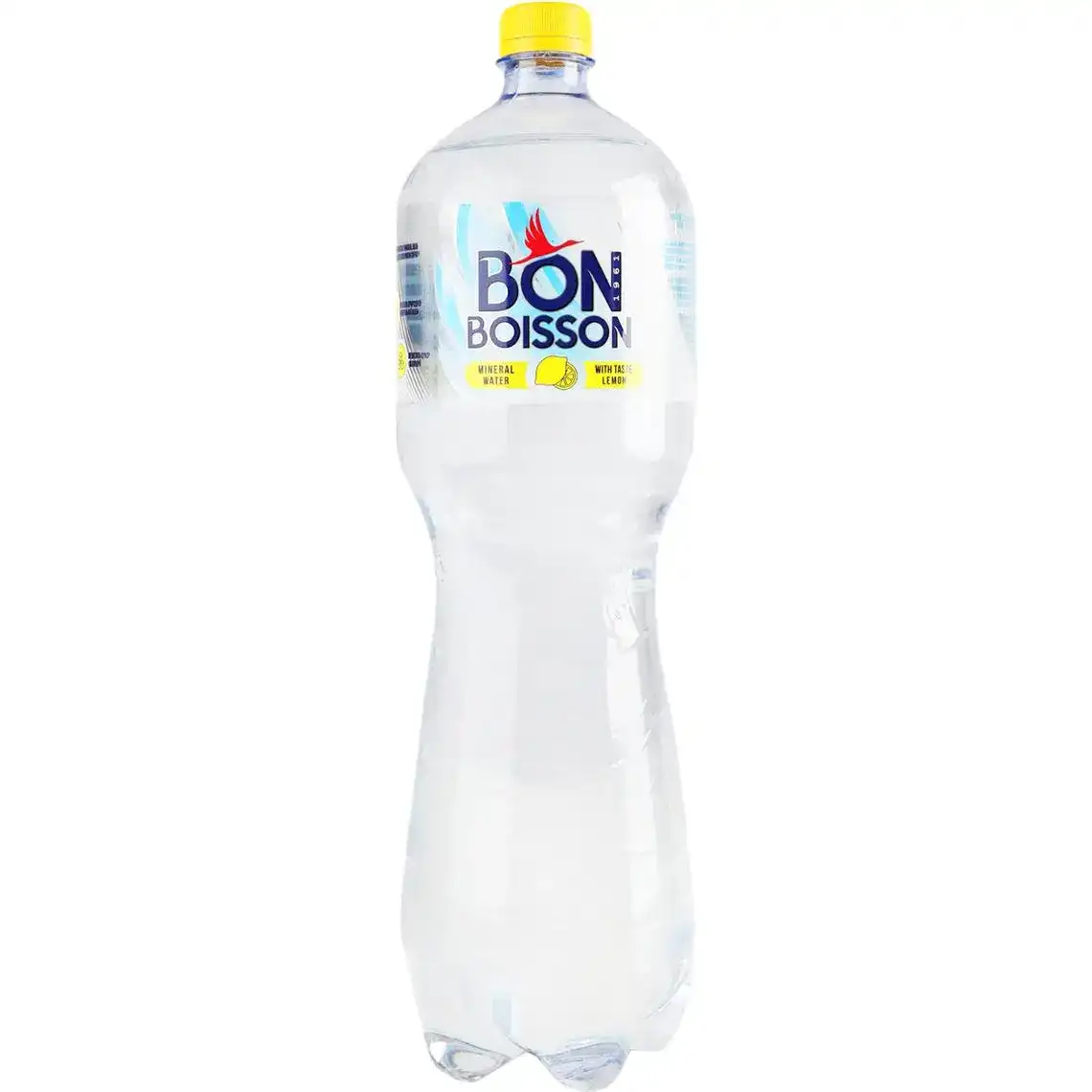 Вода мінеральна Bon Boisson Лимон сильногазована 1,75 л