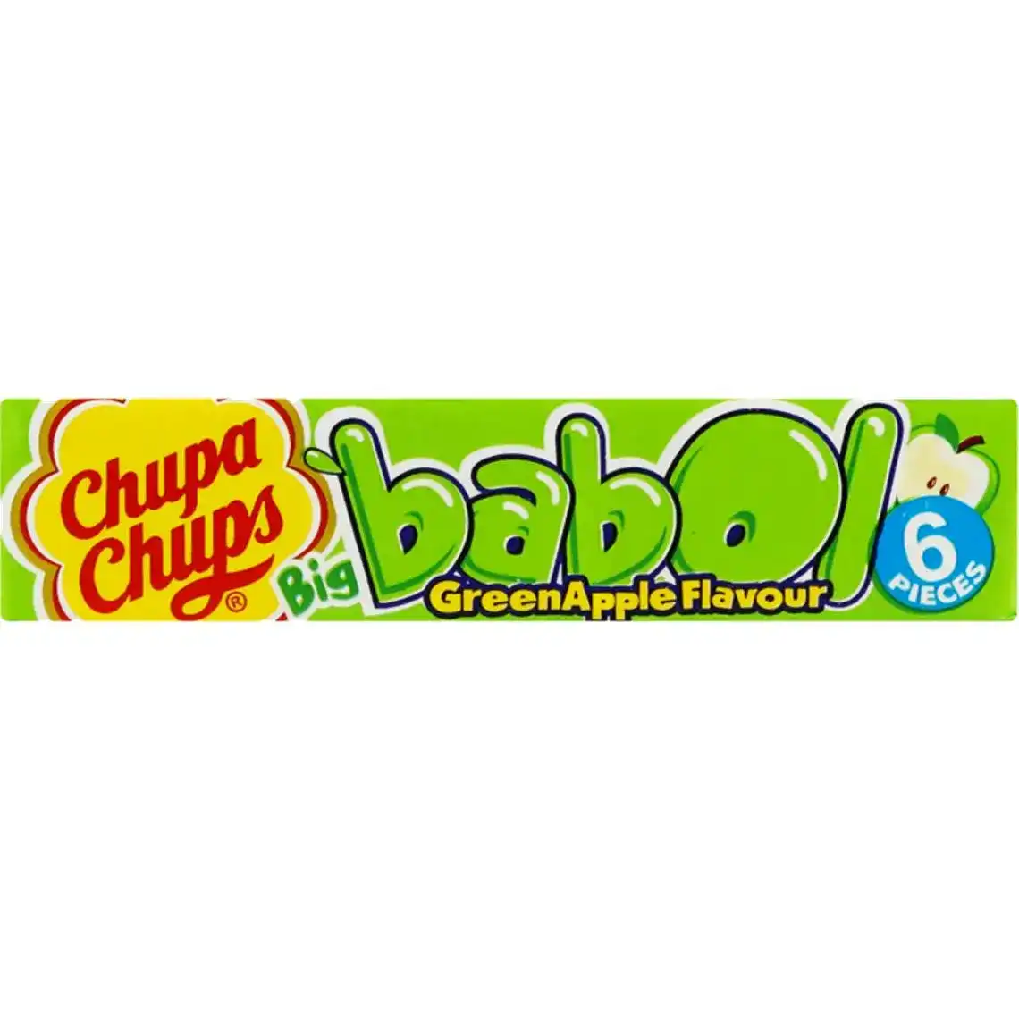 Жувальна гумка Chupa Chups Big babol Зелене яблуко 27,6 г