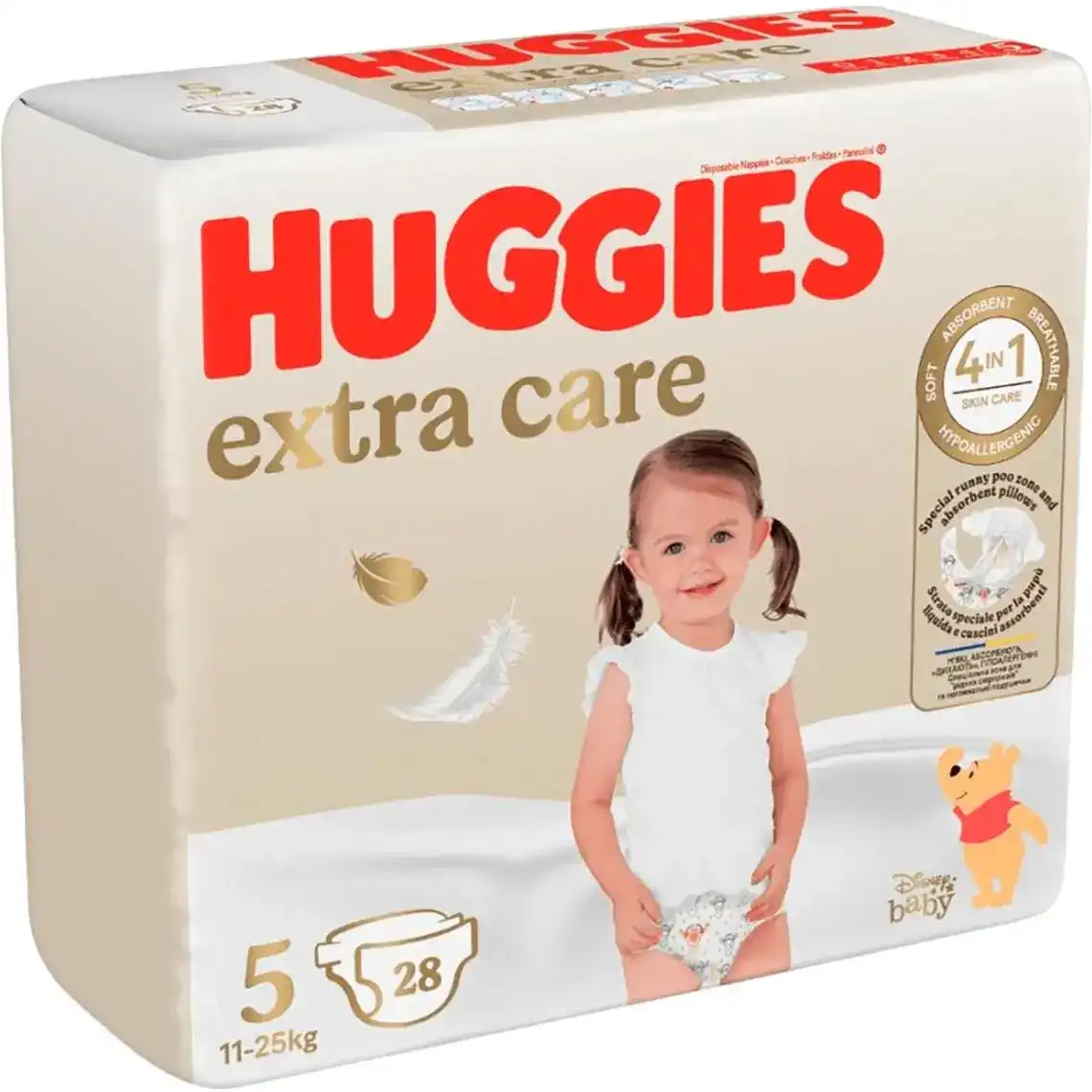 Фото 1 - Підгузки Huggies Extra Care 5 (11-25 кг) для дітей 28 шт