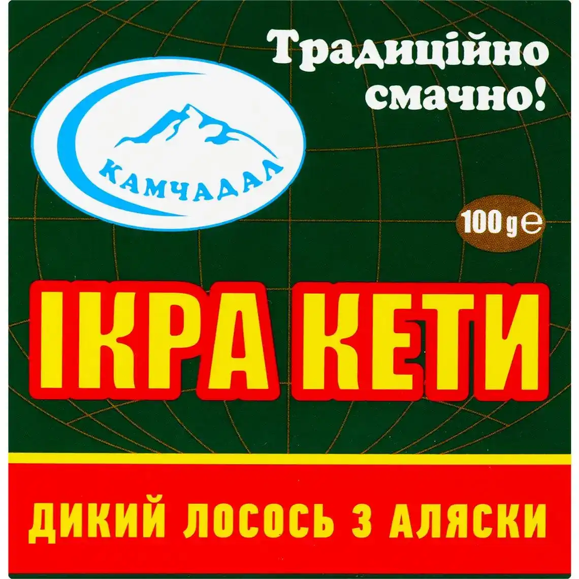 Фото 1 - Ікра лососева Камчадал зерниста кета 100 г