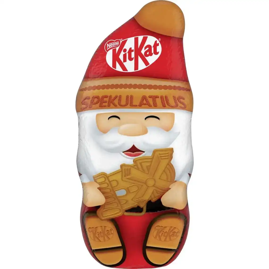 Фото 1 - Фігурка шоколадна KitKat Санта з печивом 85 г