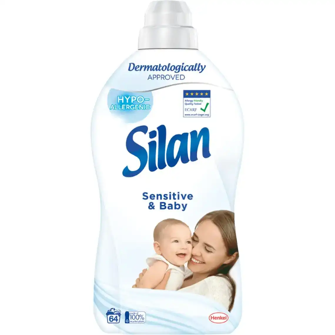 Фото 1 - Кондиціонер для білизни Silan Sensitive&Baby 1408 мл