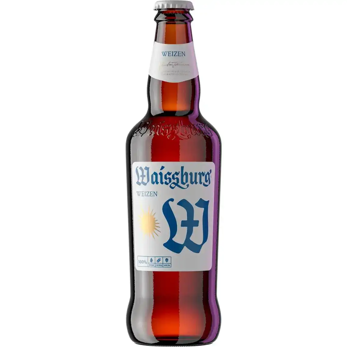 Фото 1 - Пиво Уманьпиво Weizen Waissburg світле нефільтроване 4.7% 500 мл