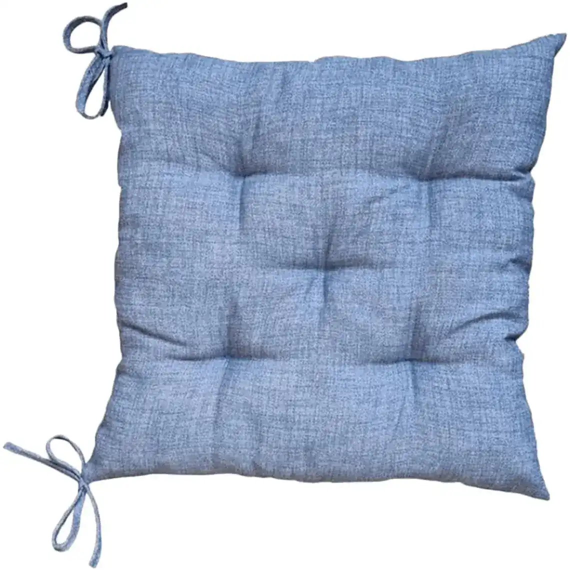 Фото 1 - Подушка для стільця CHENILLA Синя 40х40 см