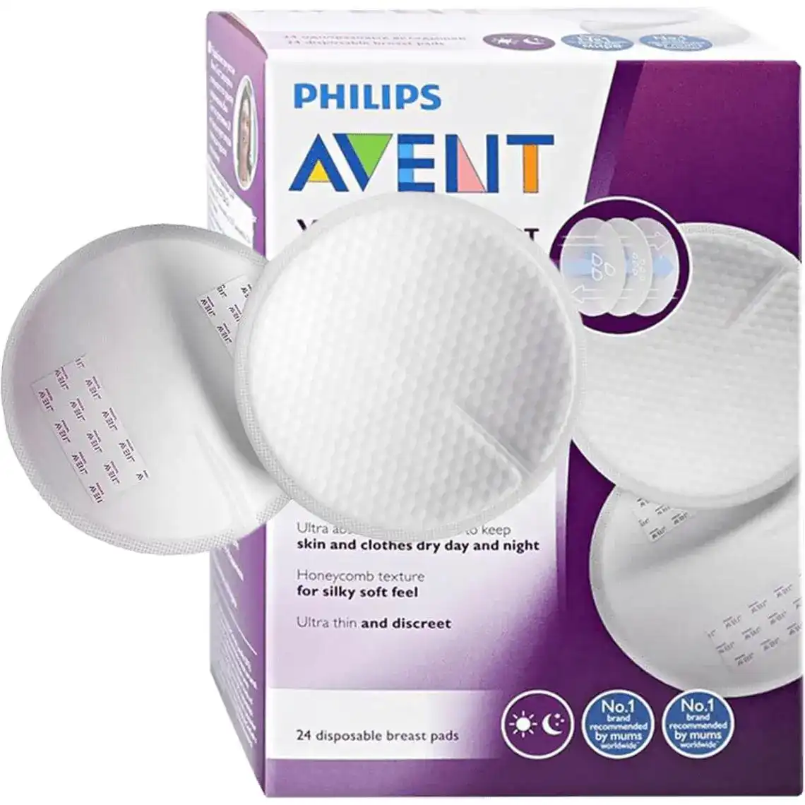 Фото 1 - Вкладиш для бюстгальтера Philips AVENT 24 шт універсальні