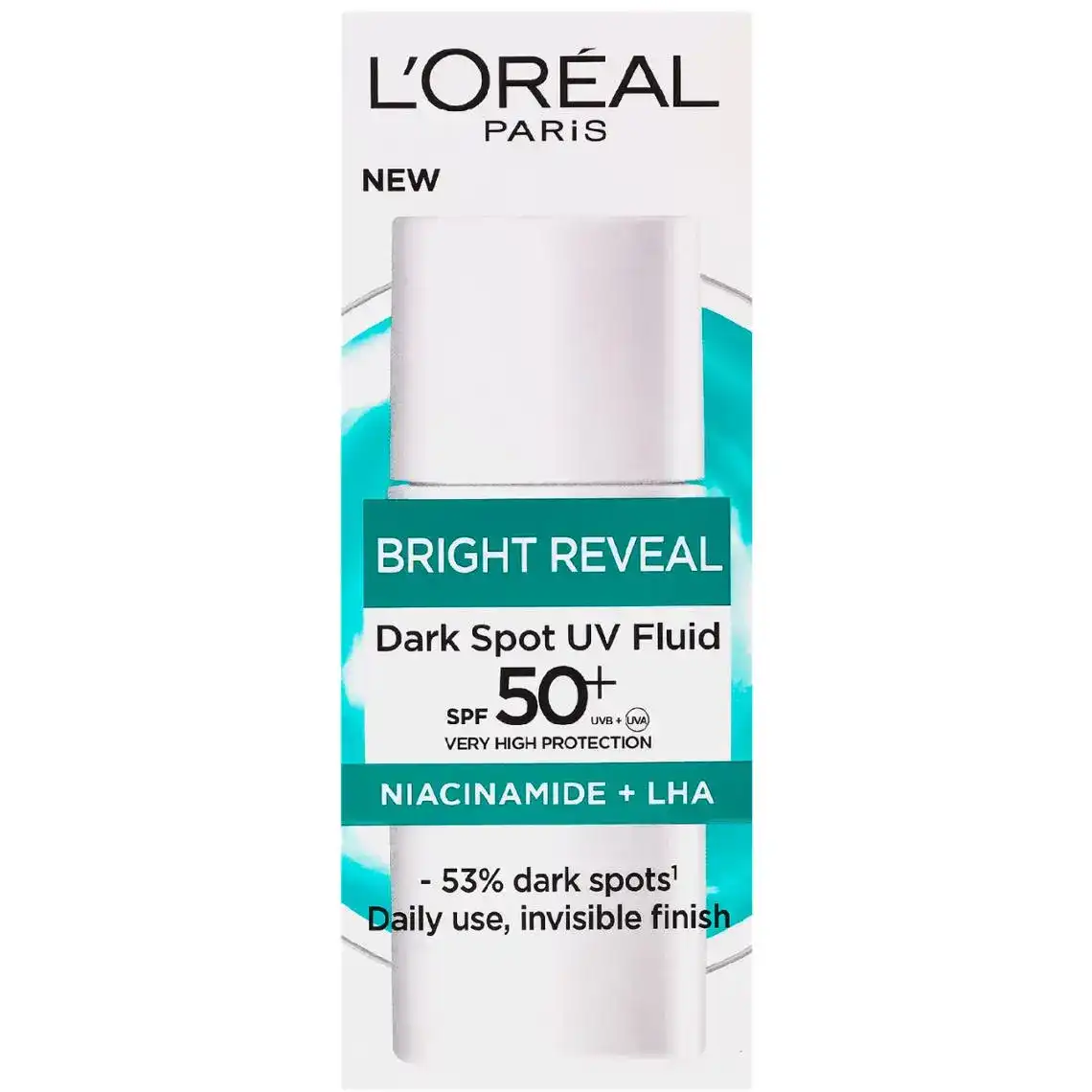 Фото 1 - Флюїд для обличчя L`Oreal Paris Bright Reveal SPF 50+ проти пігментних плям 50 мл