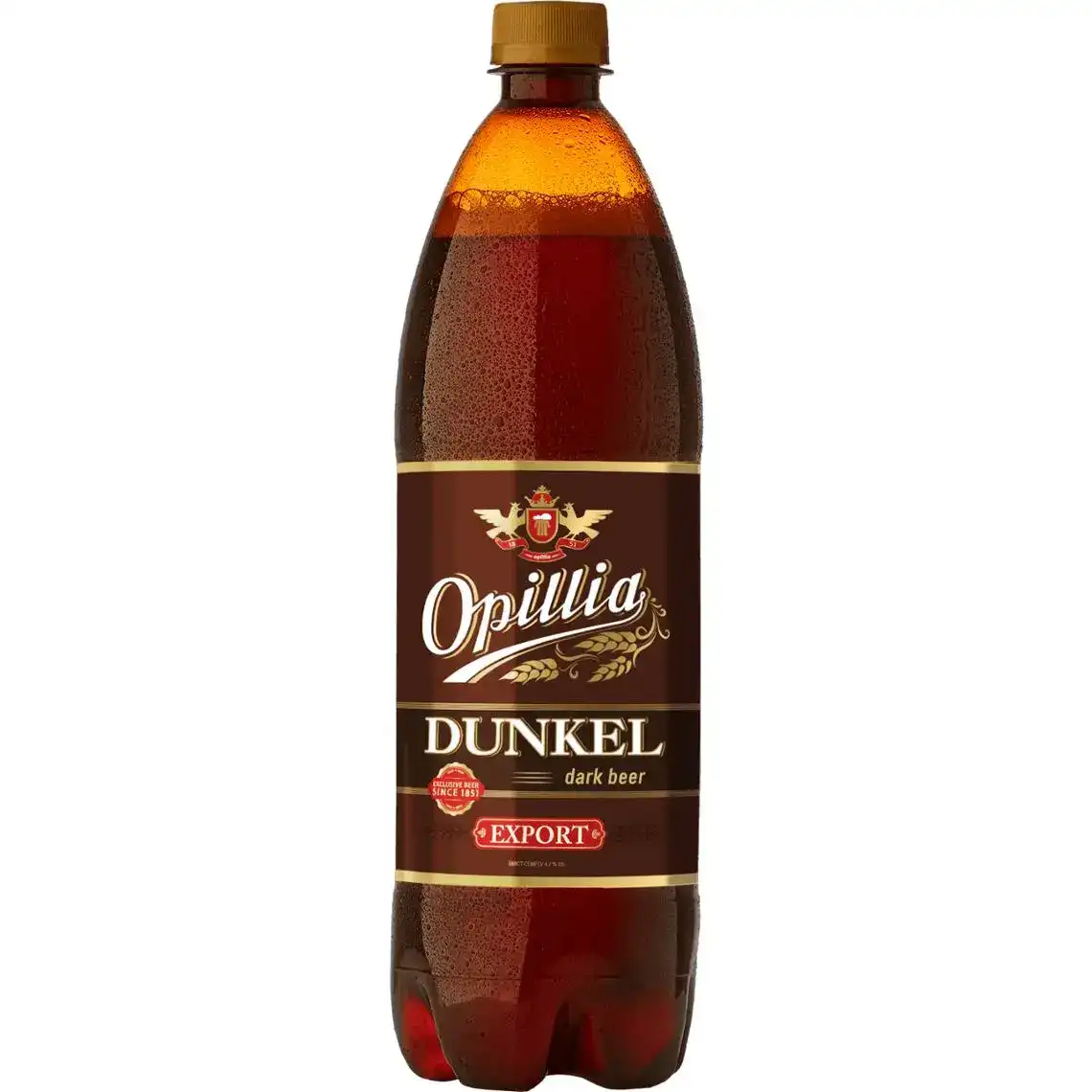 Фото 1 - Пиво Opillia Dunkel Export темное 1л