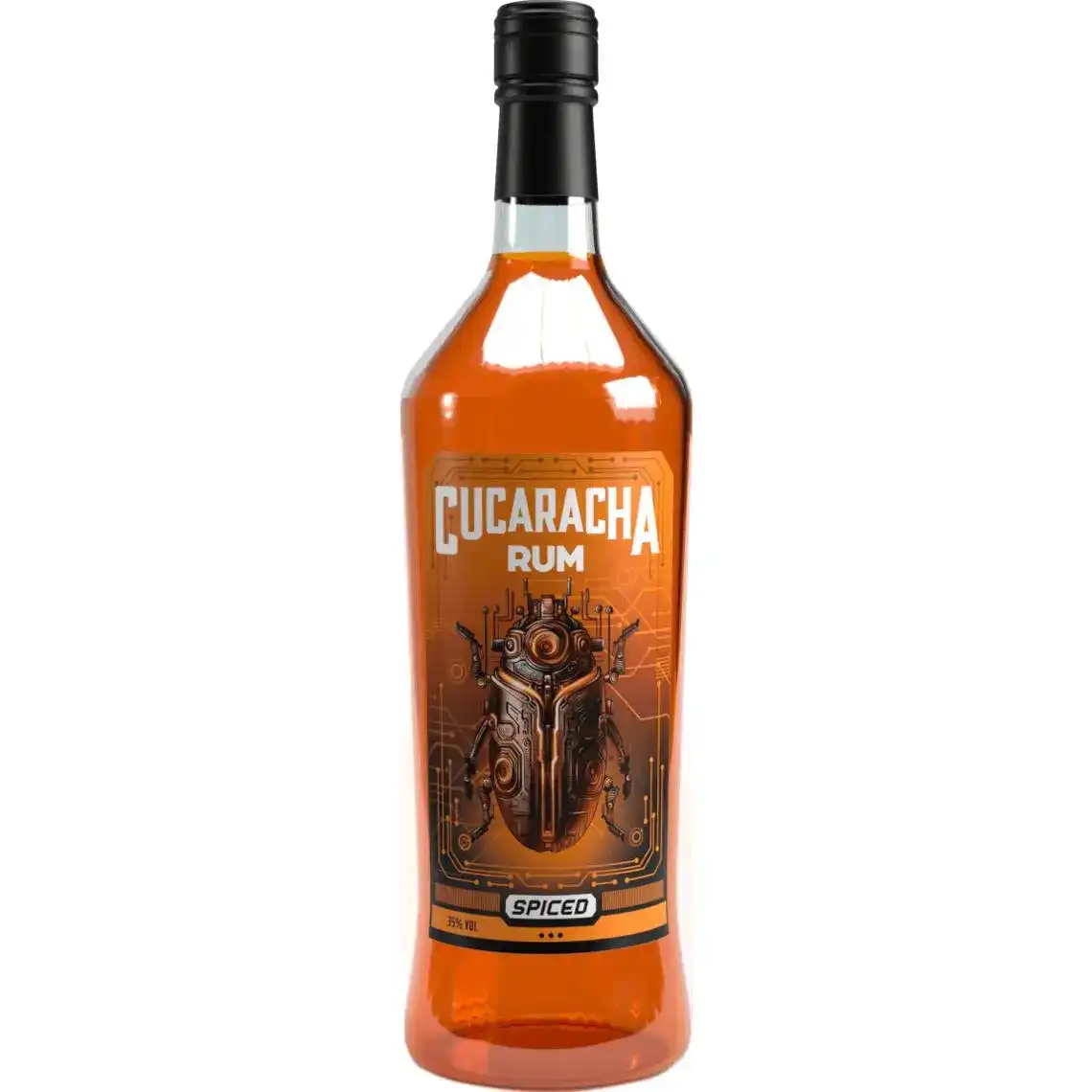 Фото 1 - Ром Cucaracha Spiced Gold 35% 0.5 л