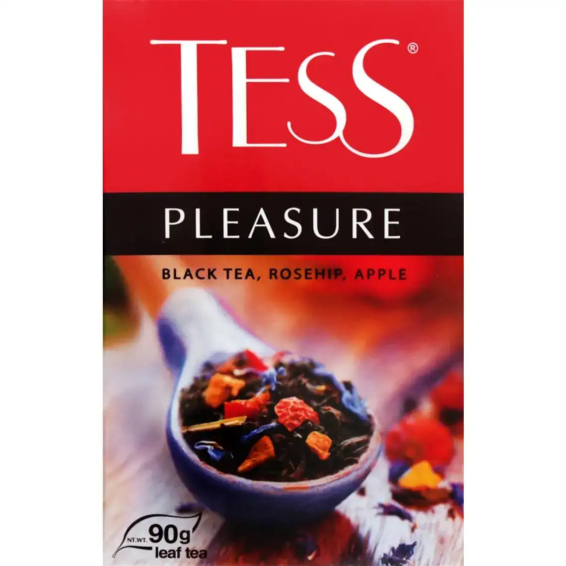 Чай TESS Pleasure чорний з яблуком 90 г