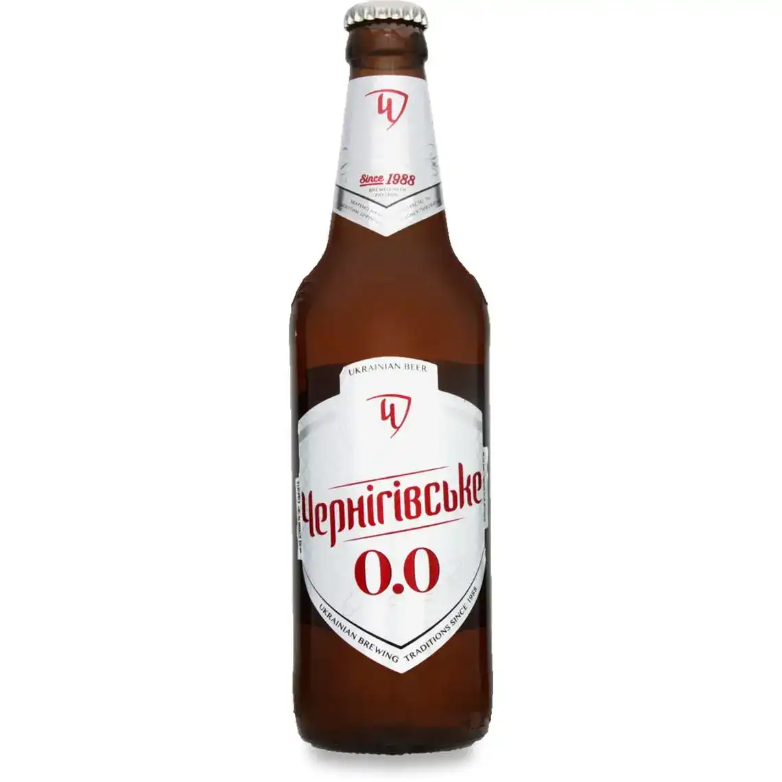 Пиво Чернігівське світле фільтроване безалкогольне 0.5 л