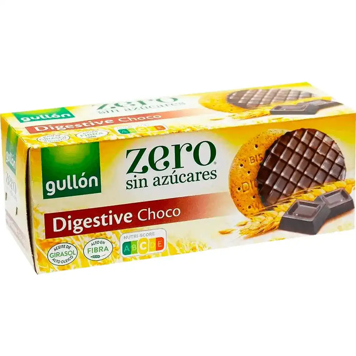 Печиво Gullon Digestive Choco без цукру з шоколадом 270 г