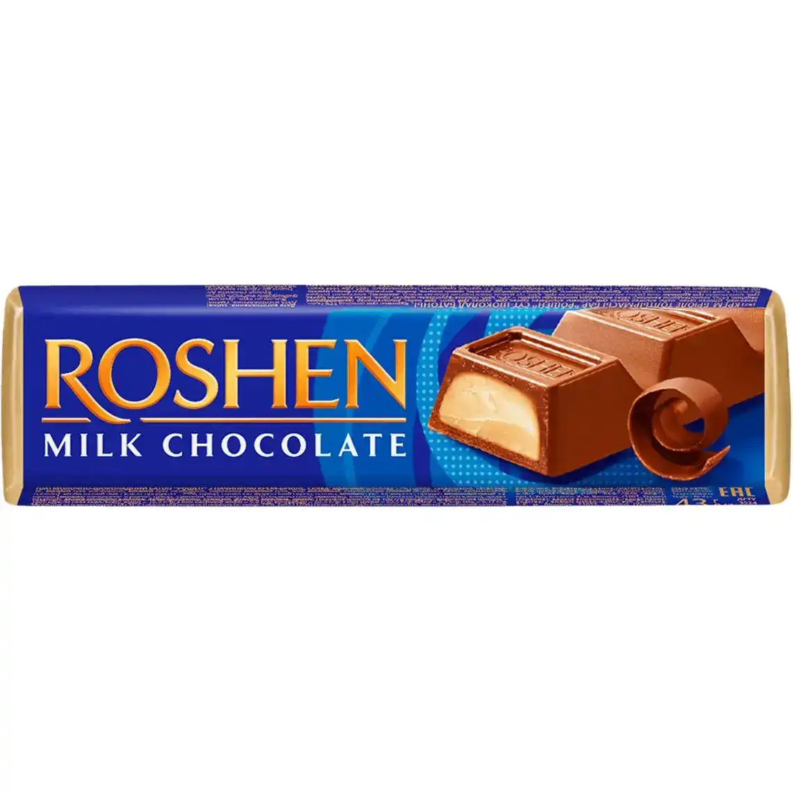 Батончик Roshen шоколадний з начинкою крем-брюле 43 г