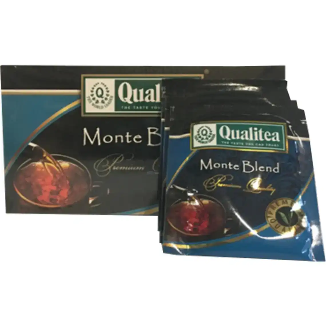 Чай Qualitea Monte Blend чорний 25 пакетів по 2 г