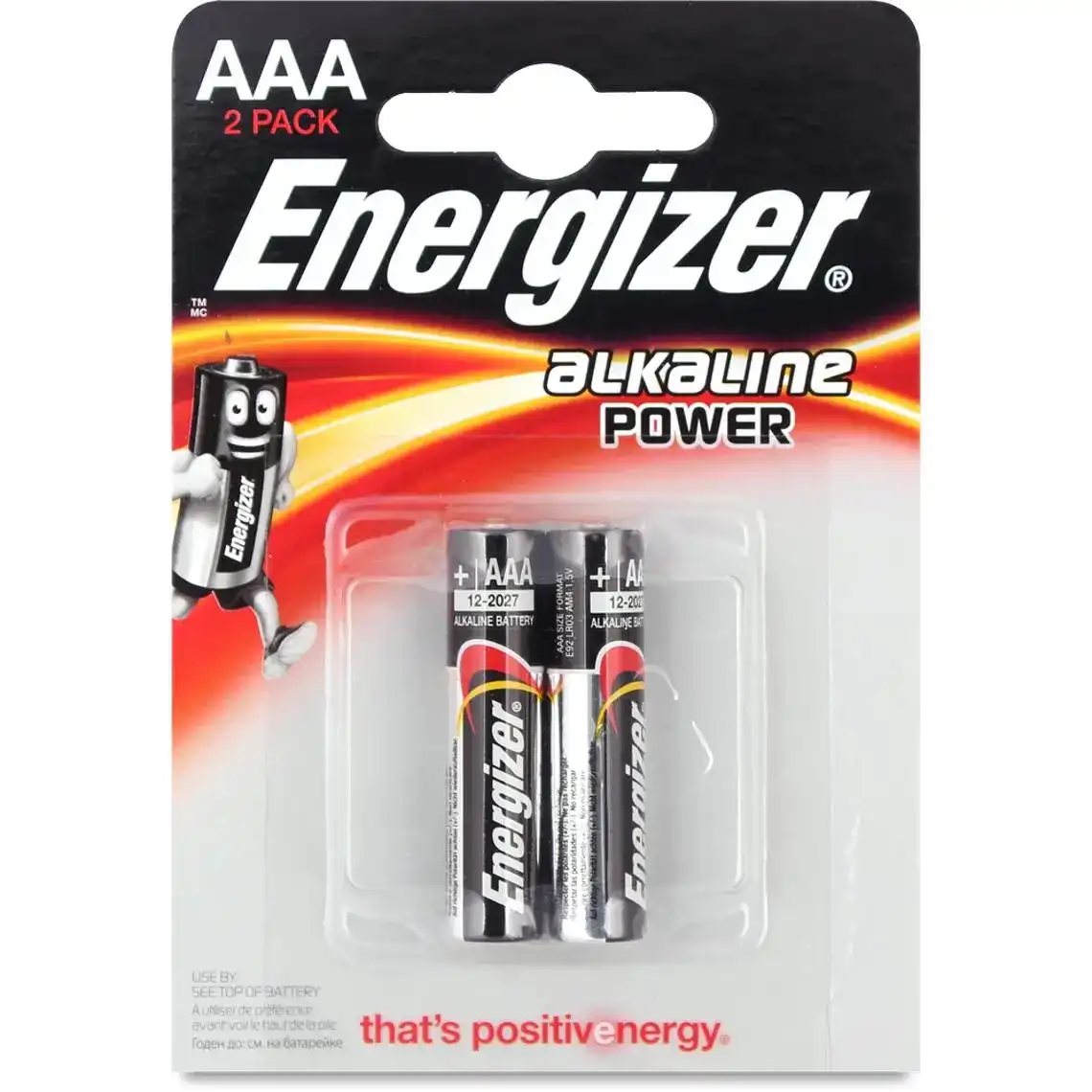 Батарейка Energizer Plus AAA (LR03) FSB2