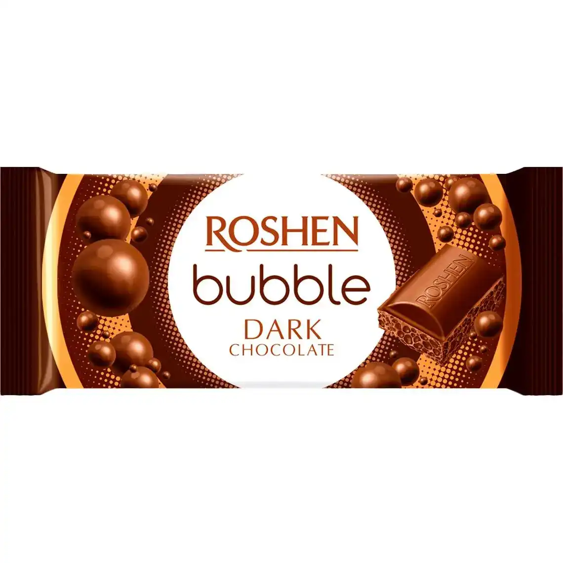 Шоколад Roshen Dark Bubble экстрачорный пористый 80 г
