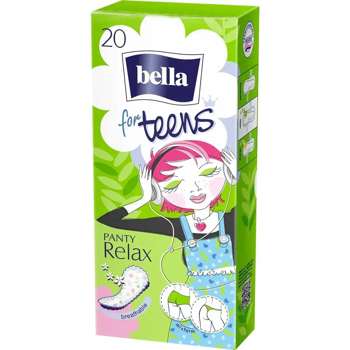 Прокладки щоденні Bella for Teens Panty Relax ароматизовані 20 шт.