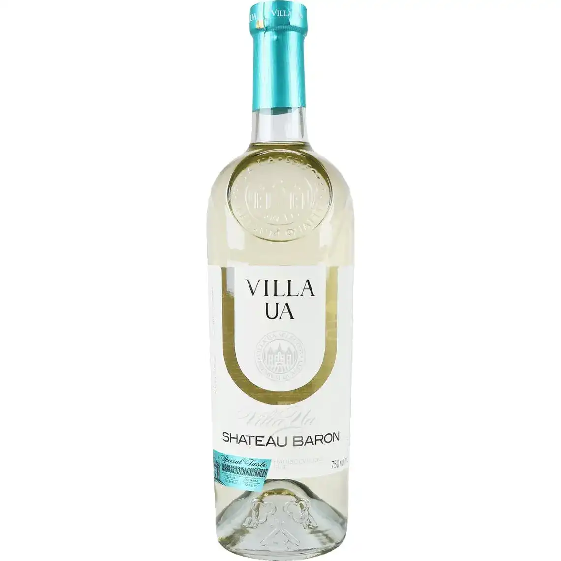 Вино Villa UA Shateau Baron біле напівсолодке 0.75 л