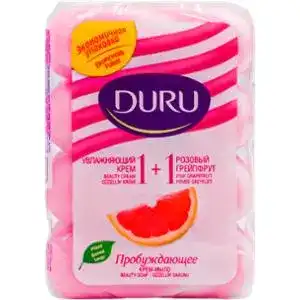 Мило Duru Рожевий грейпфрут та Крем туалетне 4 шт по 80 г