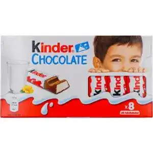 Шоколад Kinder Chocolate молочний з молочною начинкою 100 г