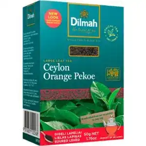 Чай Dilmah Ceylon orange pekoe чорний крупнолистовий цейлонський 50 г
