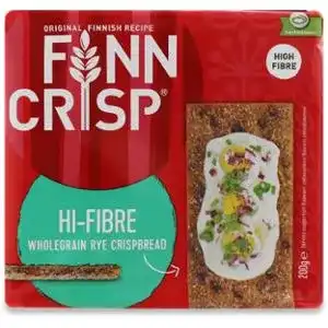 Хлібці Finn Crisp Hi-Fibre житні з висівками 200 г