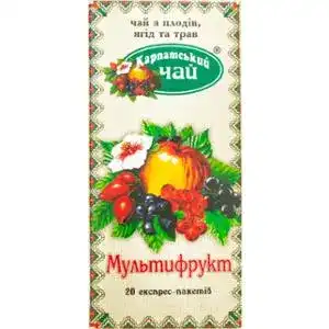 Чай Карпатский чай Мультифрукт с плодов ягод и трав 20х2г