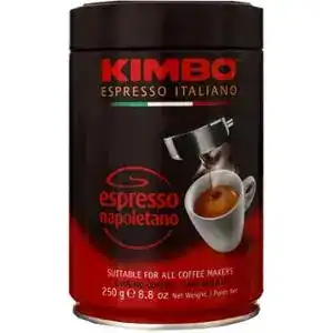 Кава Kimbo Espresso Napoletano натуральна смажена мелена залізна банка 250 г