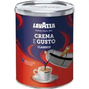 Кава Lavazza Crema e Gusto натуральна смажена мелена 250г