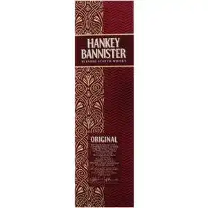 Виски Hankey Bannister Original купажированный 3 года выдержки 40% 0.7 л