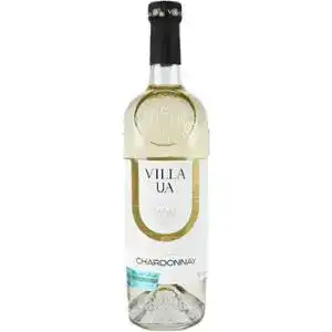 Вино Villa Krim Chardonnay біле сухе 0.75 л