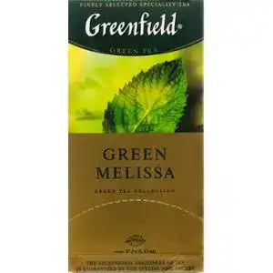 Чай Greenfield Green Melisa зелений 25 пакетів по 1,5 г