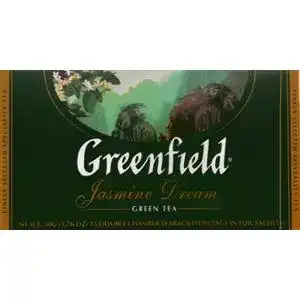 Чай Greenfield Jasmine Dream зелений 25 пакетів по 2 г