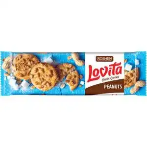 Печиво Roshen Lovita здобне з арахісом 150 г