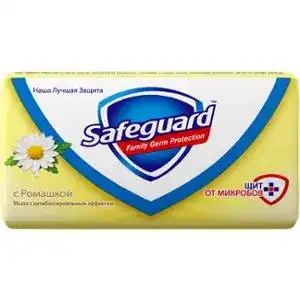 Мило Safeguard з Ромашкою антибактеріальне туалетне 90 г