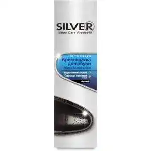 Крем-фарба для взуття Silver чорний 75 мл