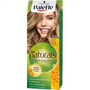 Крем-фарба для волосся Palette Naturals Фітолінія 8-0 (300) світло-русий
