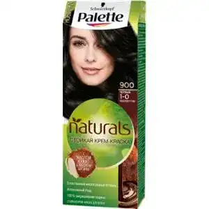 Крем-фарба для волосся Palette Naturals Фітолінія 1-0 (900) чорний