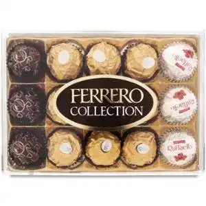 Набір цукерок Ferrero Collection Rondnoir, Rocher, Raffaello 176 г
