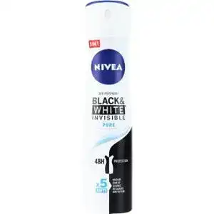 Дезодорант Nivea Pure Невидимий Захист для чорного та білого спрей для жінок 150 мл