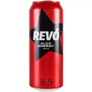 Напій Revo Cherry слабоалкогольний енергетичний 8.5% 0.5 л 