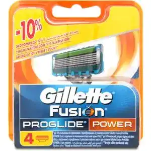 Картридж змінний для станка Gillette Power Fusion ProGlide чоловічий 4 шт